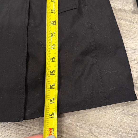 Burberry Lined Quilted Black Belted Trench Coat With Detachable Hood Liner Sz 6 - Picture 15 of 16